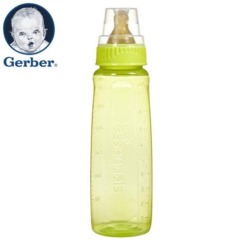 Bình sữa Gerber First Essentials núm cao su 270ml (9oz)-Xách tay Mỹ