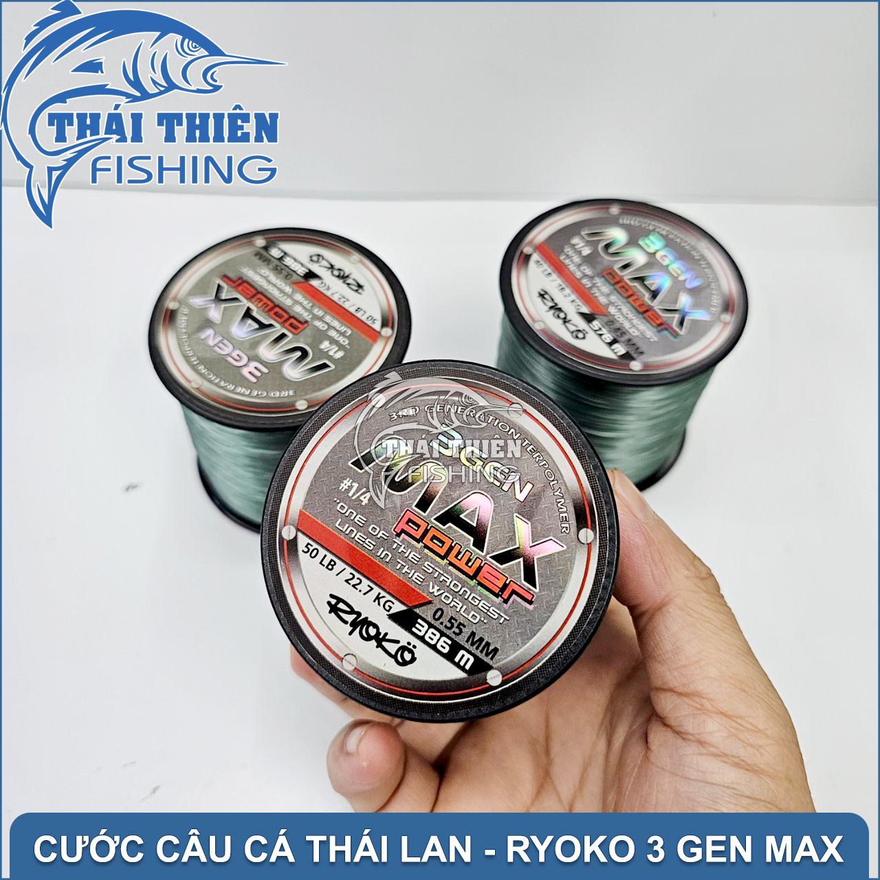 Dây Cước Câu Cá Ryoko 3 Gen Max Power