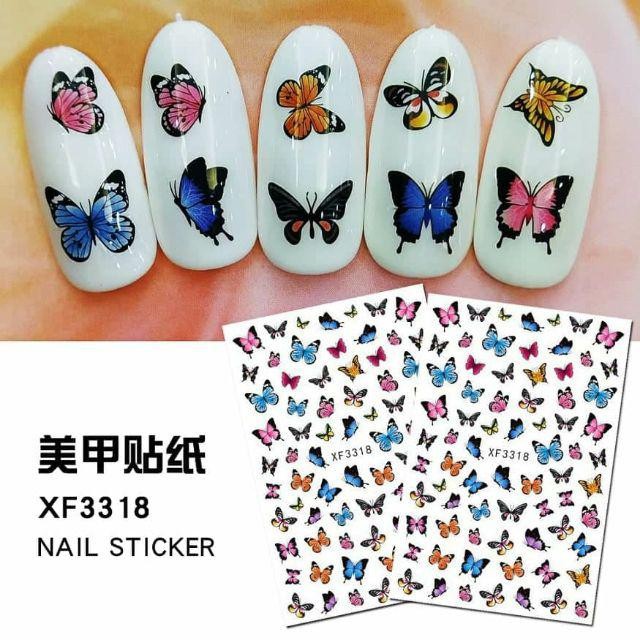 Hình dán Sticker dán móng tay Nail mẫu mới 2020