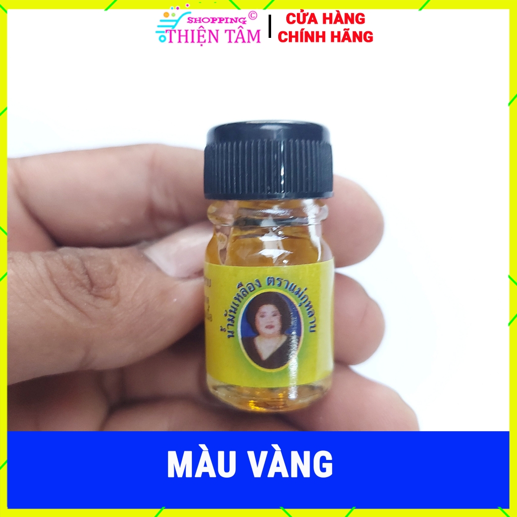 12 Chai Dầu Gió Hoa Hồng (Dầu Bà Mập) Dạng Mini Thái Lan 5ml