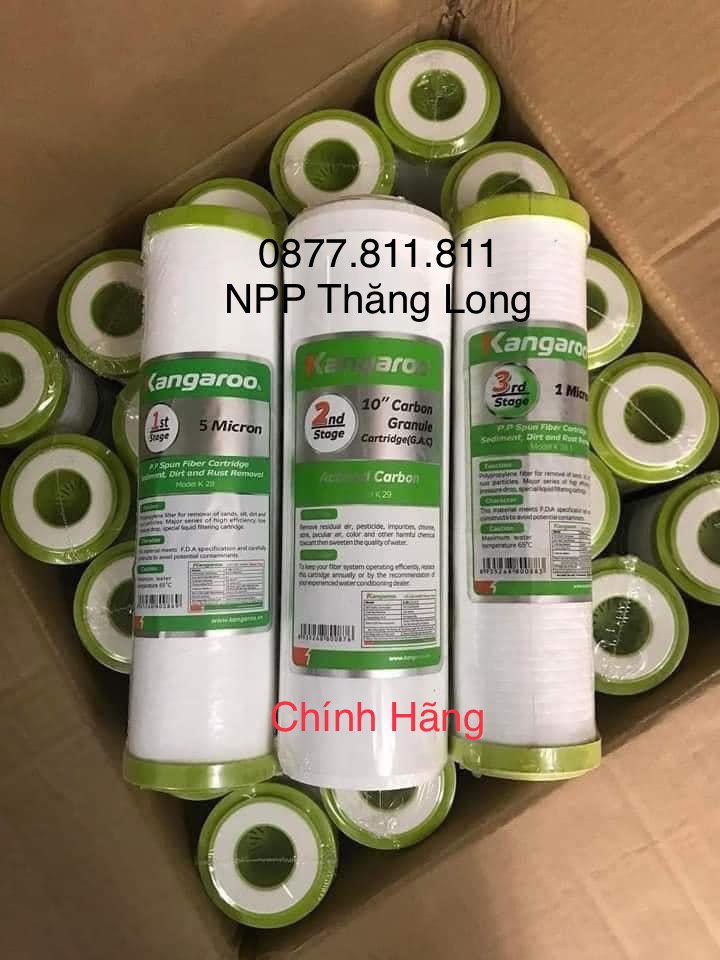 Bộ lõi lọc nước kangaroo số 123
