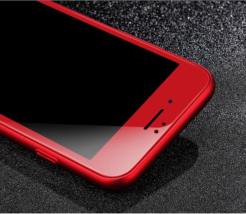 [HCM]Kính cường lực cho IP 6 PLUS đỏ Full màn hình