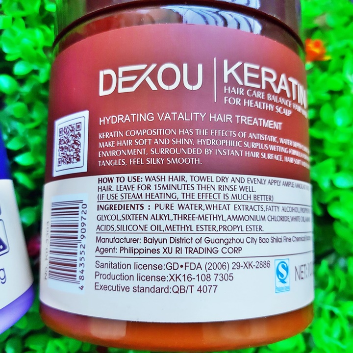 [HCM]Dầu ủ tóc hấp tóc siêu phục hồi KERATIN 1000ml – KM227