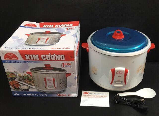 Nồi cơm điện Kim Cương 2.2 lít nắp rời