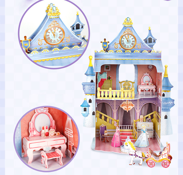 Mô hình giấy 3D CubicFun - Fairytale Castle - P809h