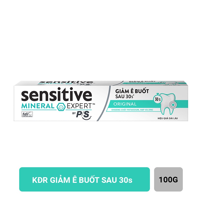 Kem đánh răng Sensitive Mineral Expert By P/S 100g