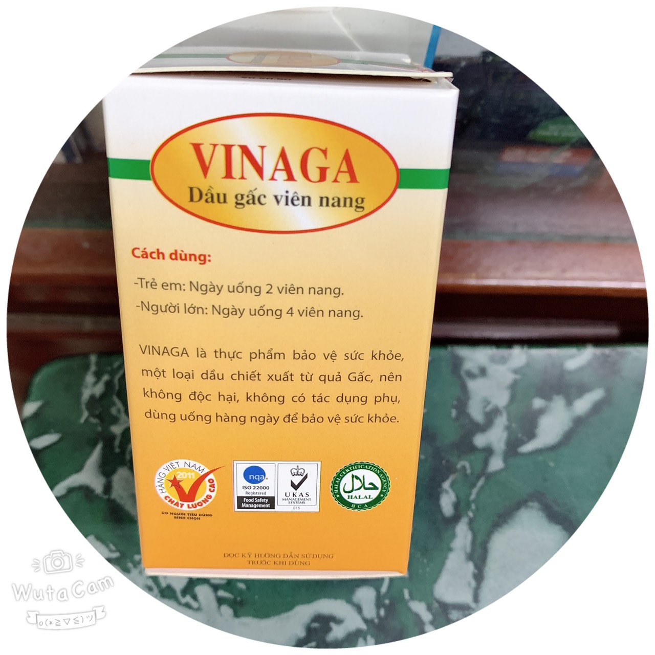 DẦU GẤC VINAGA lọ 100 viên