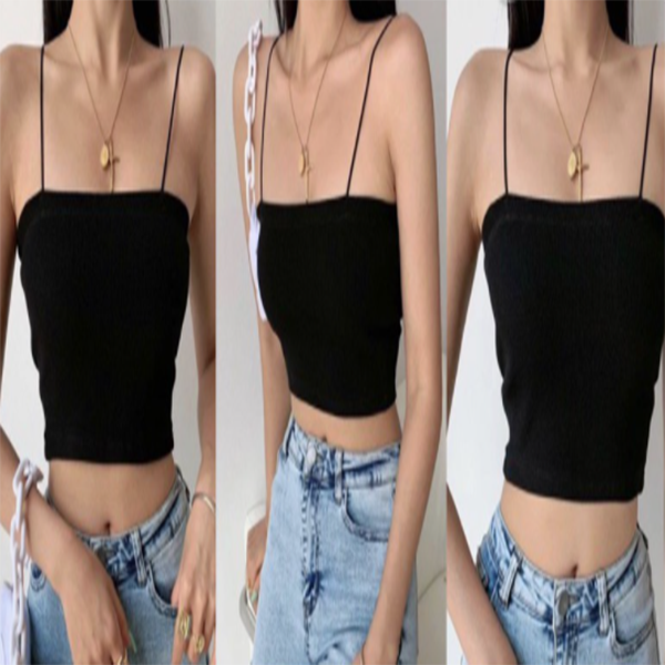 Áo 2 dây chất thun gân co giãn