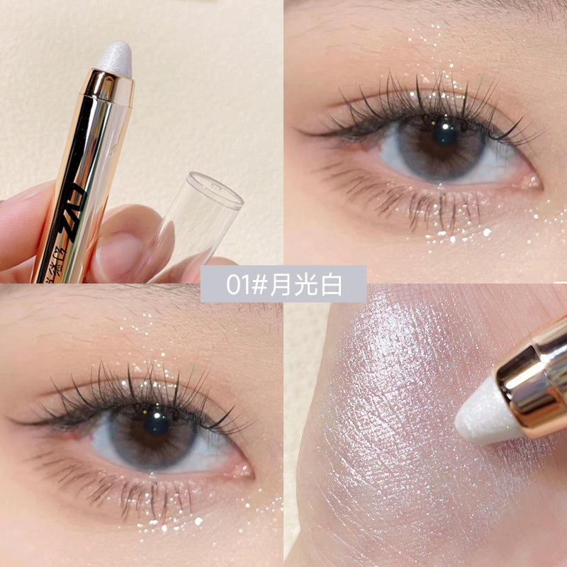 [XẢ KHO] Phấn mắt dạng bút sáp hai đầu màu nhũ lấp lánh - CAVALI