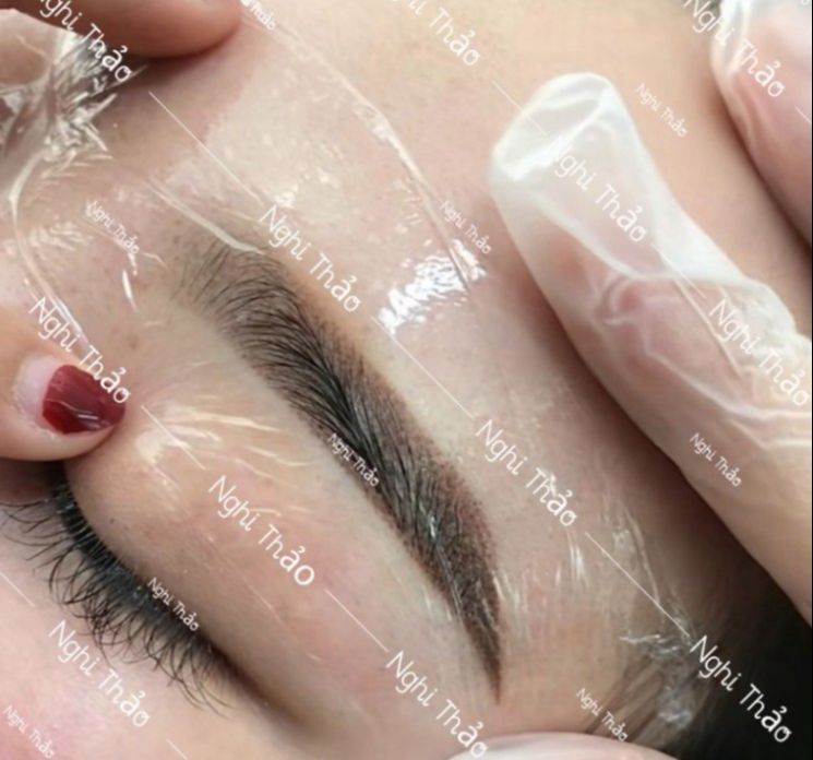[Spa]Cuộn nilon ủ ttê mày, môi, mí, dùng trong phun xăm, spa