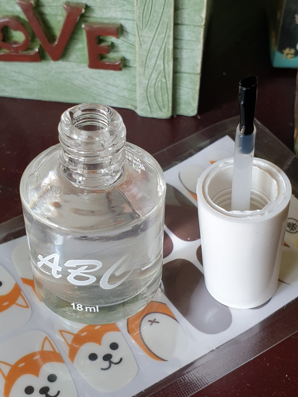 Sơn móng tay bóng không màu 18ml