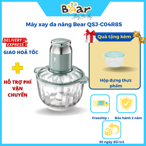 Máy xay thực phẩm đa năng Bear QSJ-C04R8S