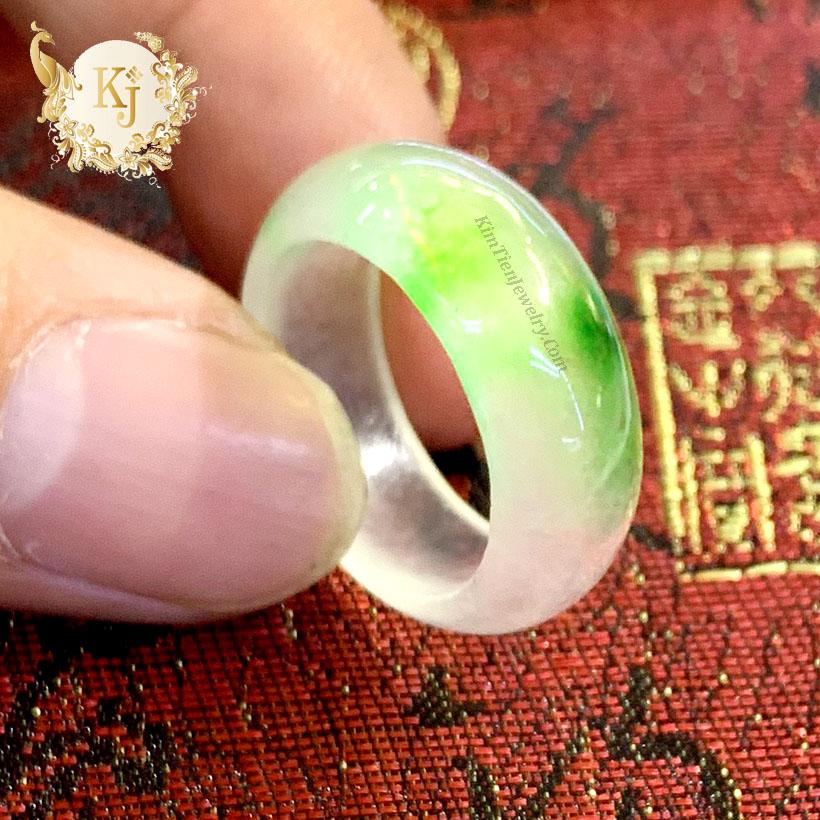 Nhẫn Ưu Linh Rêu Trong Dày 05 Chỉ - Màu Sắc Sang Trọng - Nét Chạm Đẹp - Giá Cả Hợp Lý - Bảo Hành Đá Trọn Đời