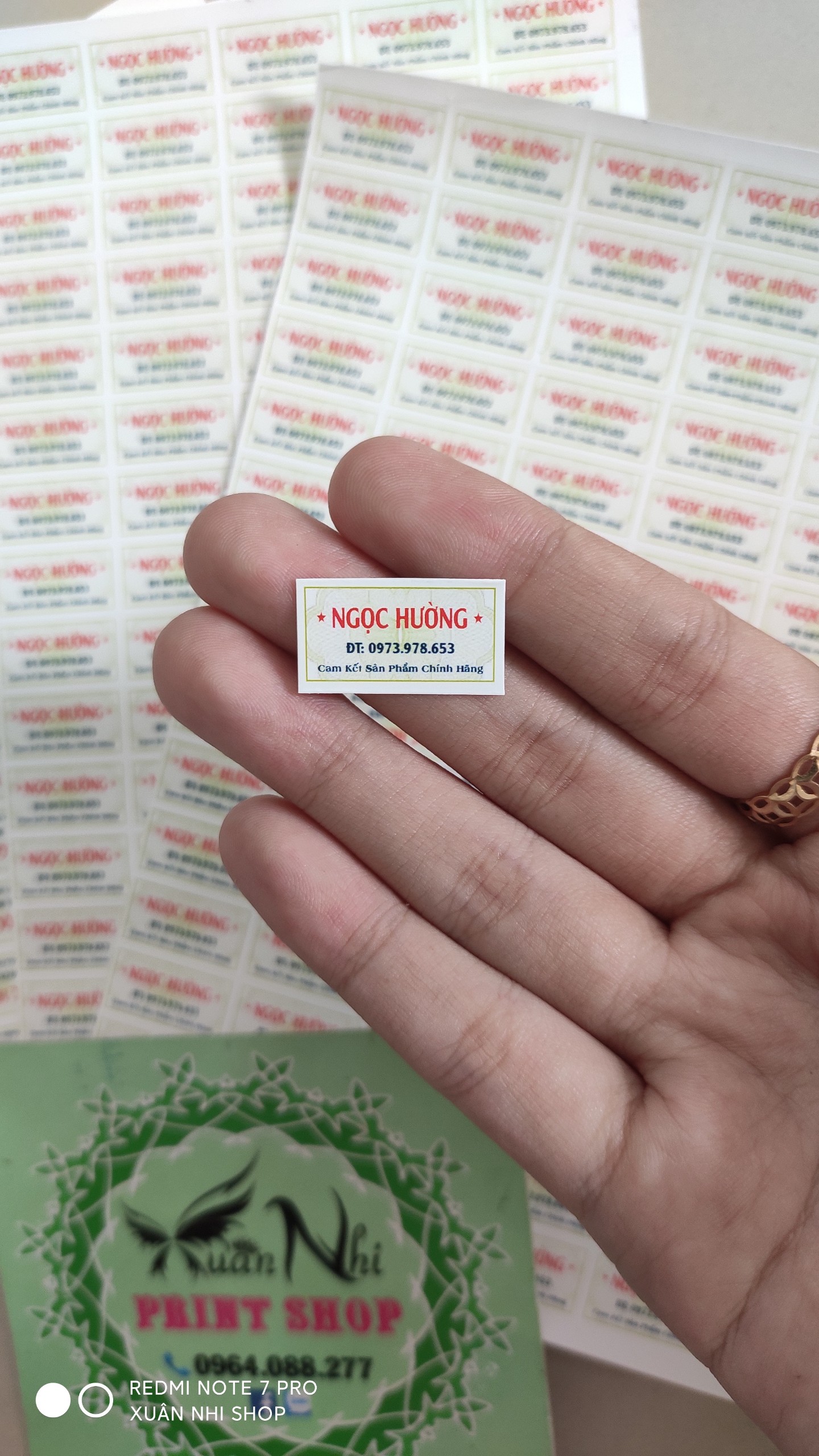 Tem vỡ in theo yêu cầu