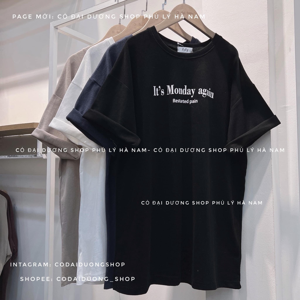 Áo Thun Tay Lỡ It's Monday Samsam4896