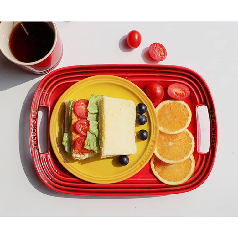 LE CREUSET Ceramic long plate 31cm home dessert plate