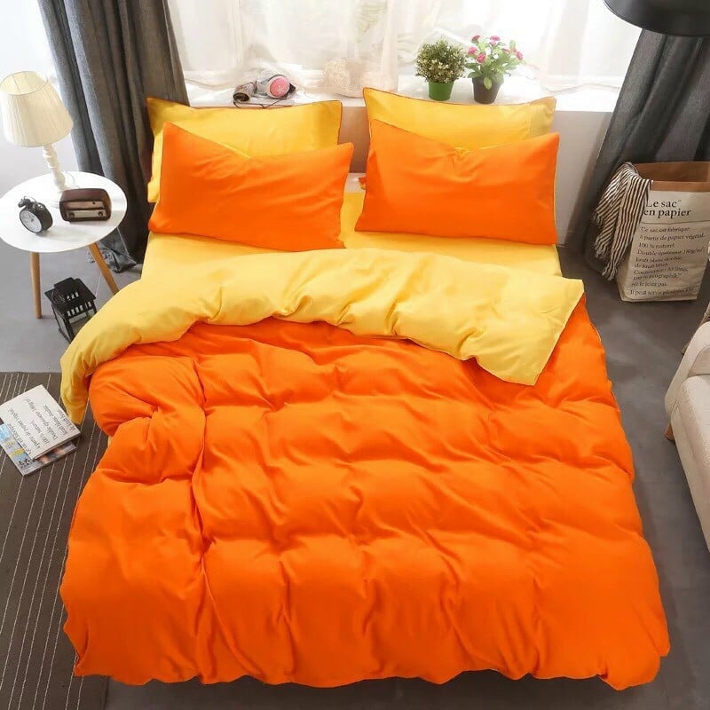 Bộ CHĂN GA GỐI COTTON POLY Nhập Khẩu - Trơn
