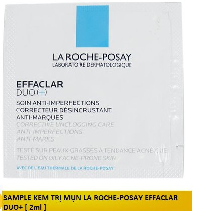 La roche posay sample sữa rửa mặt, kem dưỡng, Duo+, B5