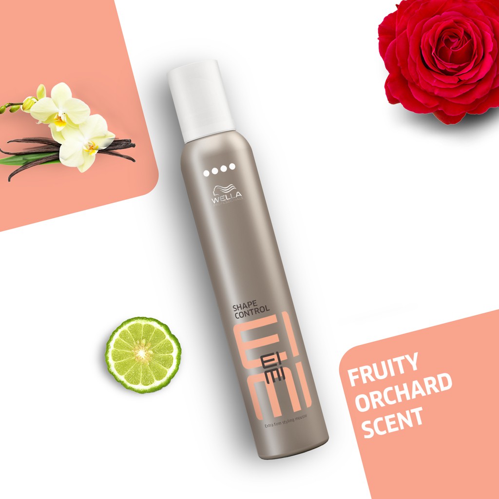 Bọt Tạo Kiểu Cho Tóc Wella EIMI Giúp Giữ Nếp Shape Control Extra Firm Styling Mousse