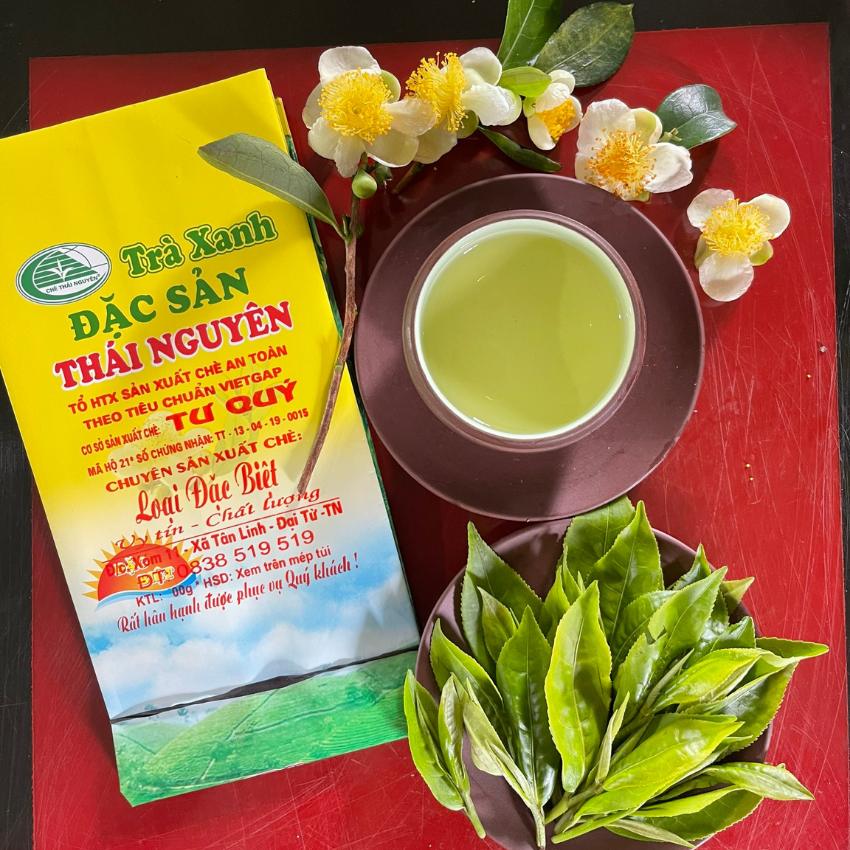 Trà xanh đặc biệt Thái Nguyên Tư Quý(2 gói 200g)