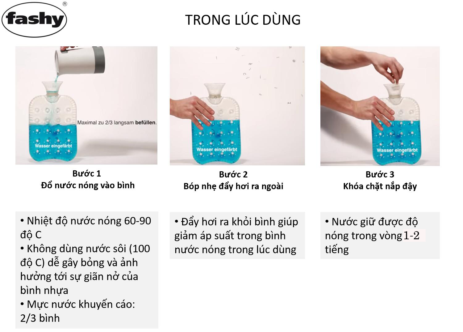 Túi chườm nóng cho người lớn và trẻ em Fashy Germany - Giúp giảm đau và giữ ấm cho cơ thể, tuichuomnong phuocthien