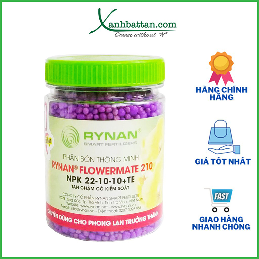 Phân Tan Chậm Cho Lan Rynan Flowermate 210 Dạng Thông Minh