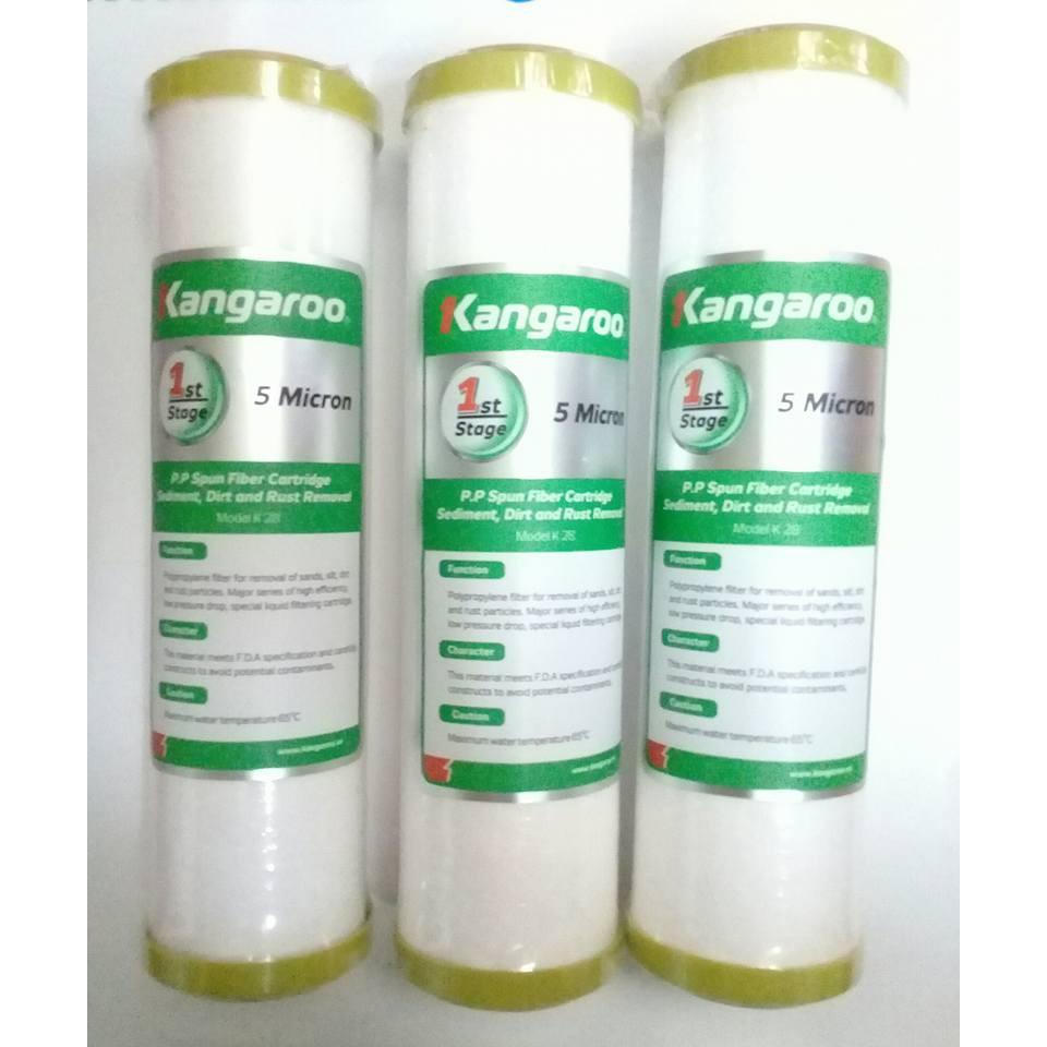 Bộ 3 chiếc lõi lọc nước Kangaro số 1