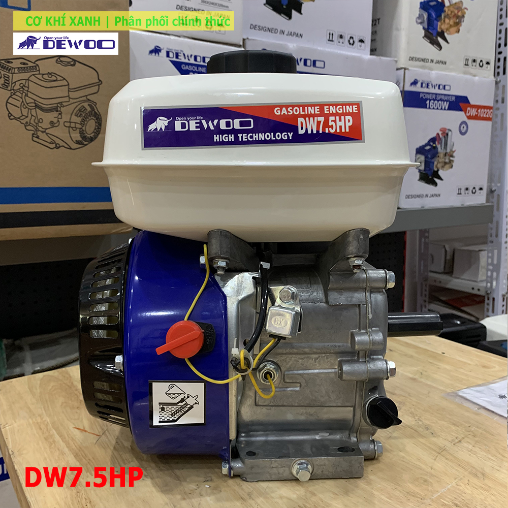 Máy nổ chạy xăng 7.5HP Dewoo Model DW7.5HP