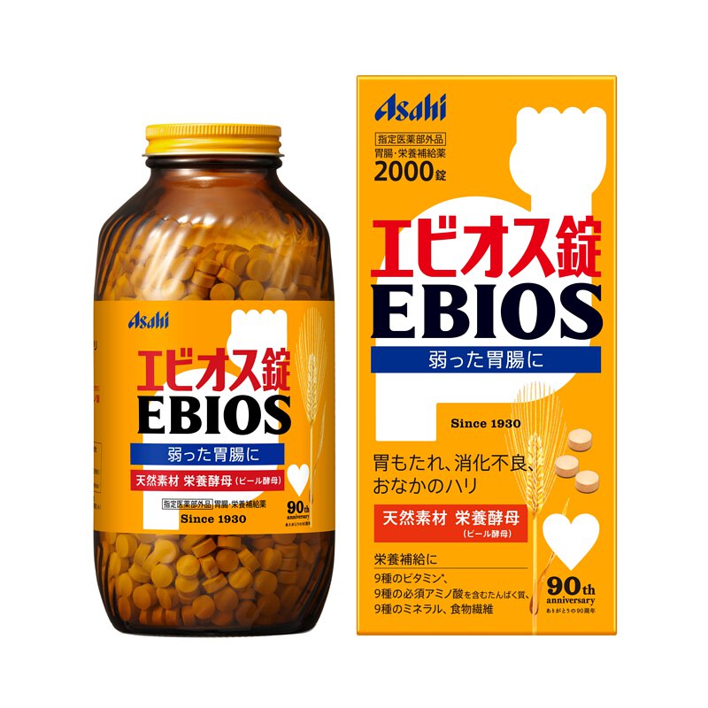 VIÊN UỐNG HỖ TRỢ TIÊU HOÁ ASAHI EBIOS lên men từ lúa mạch