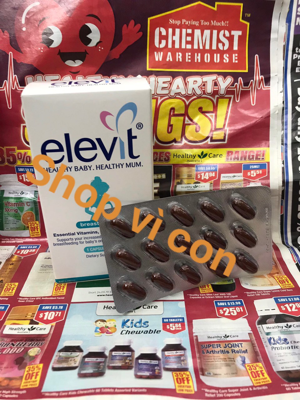 Elevit Breastfeeding – Elevit sau khi sinh & cho con bú