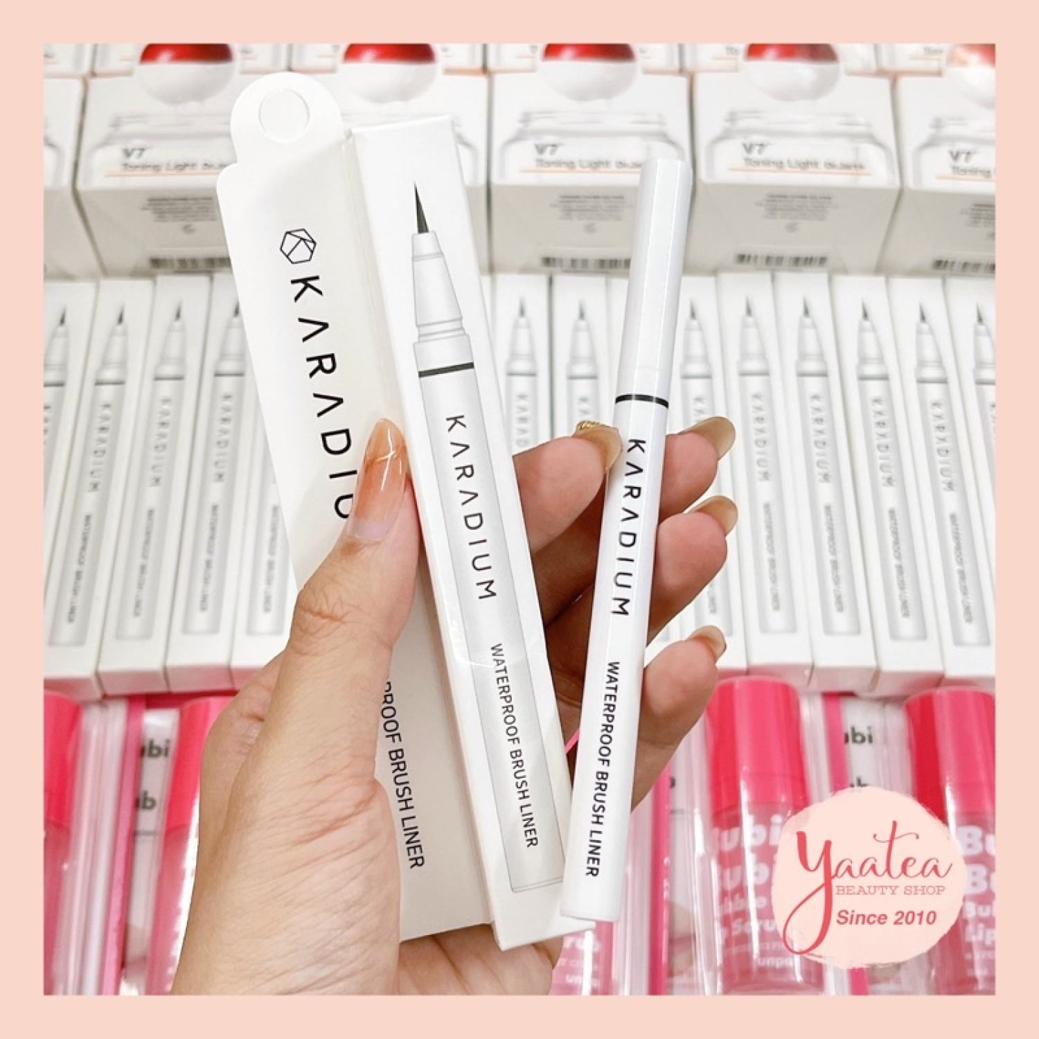 Kẻ Mắt Nước Karadium Waterproof Brush Liner Black