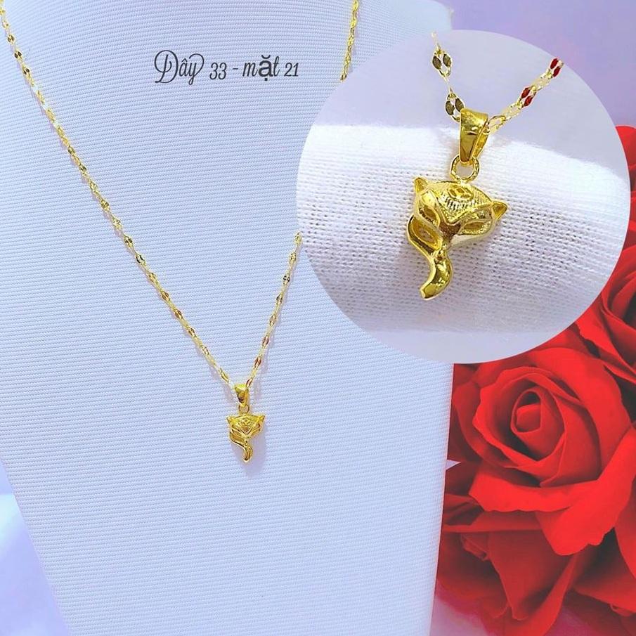 Dây chuyền vàng tây mặt hồ ly MS54