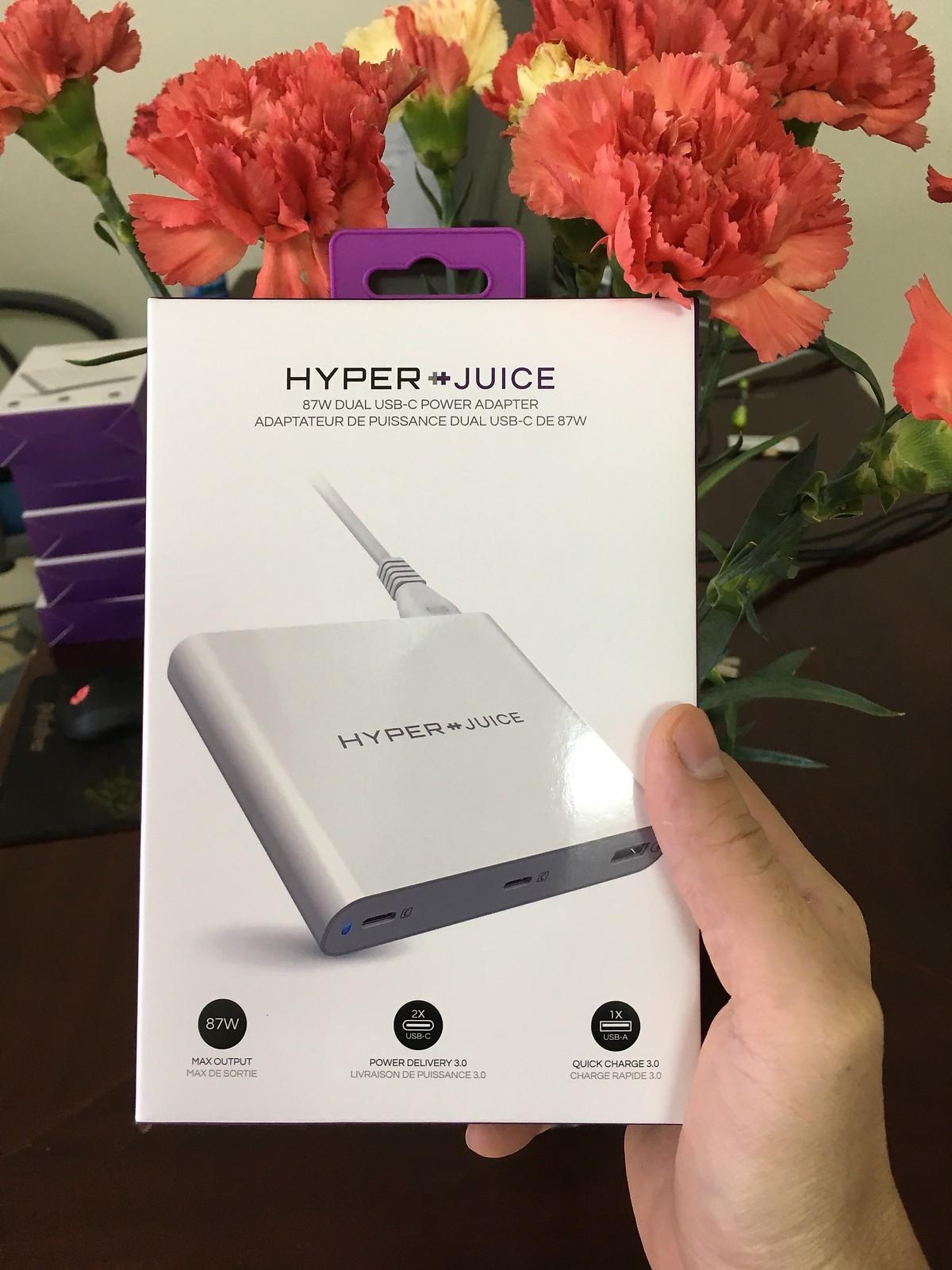Sạc Đa Cổng Macbook Hyperjuice 87W Dual USB-C/USB A QC3.0 (HJ-PD87-2C2A) - TOPSTORE
