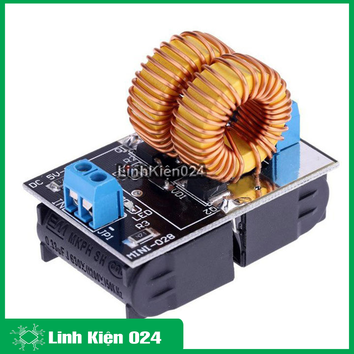 Mạch nung cao tần zvs mini 120w 5v-12vdc