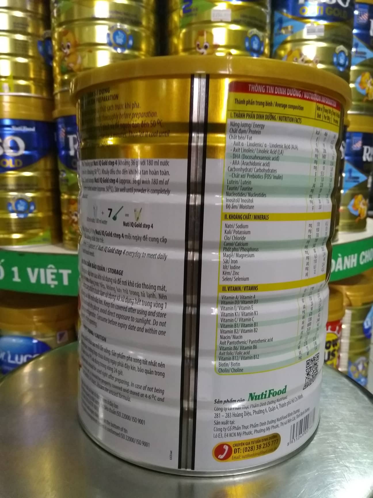 Nuti IQ Gold 3 lon 1.5kg