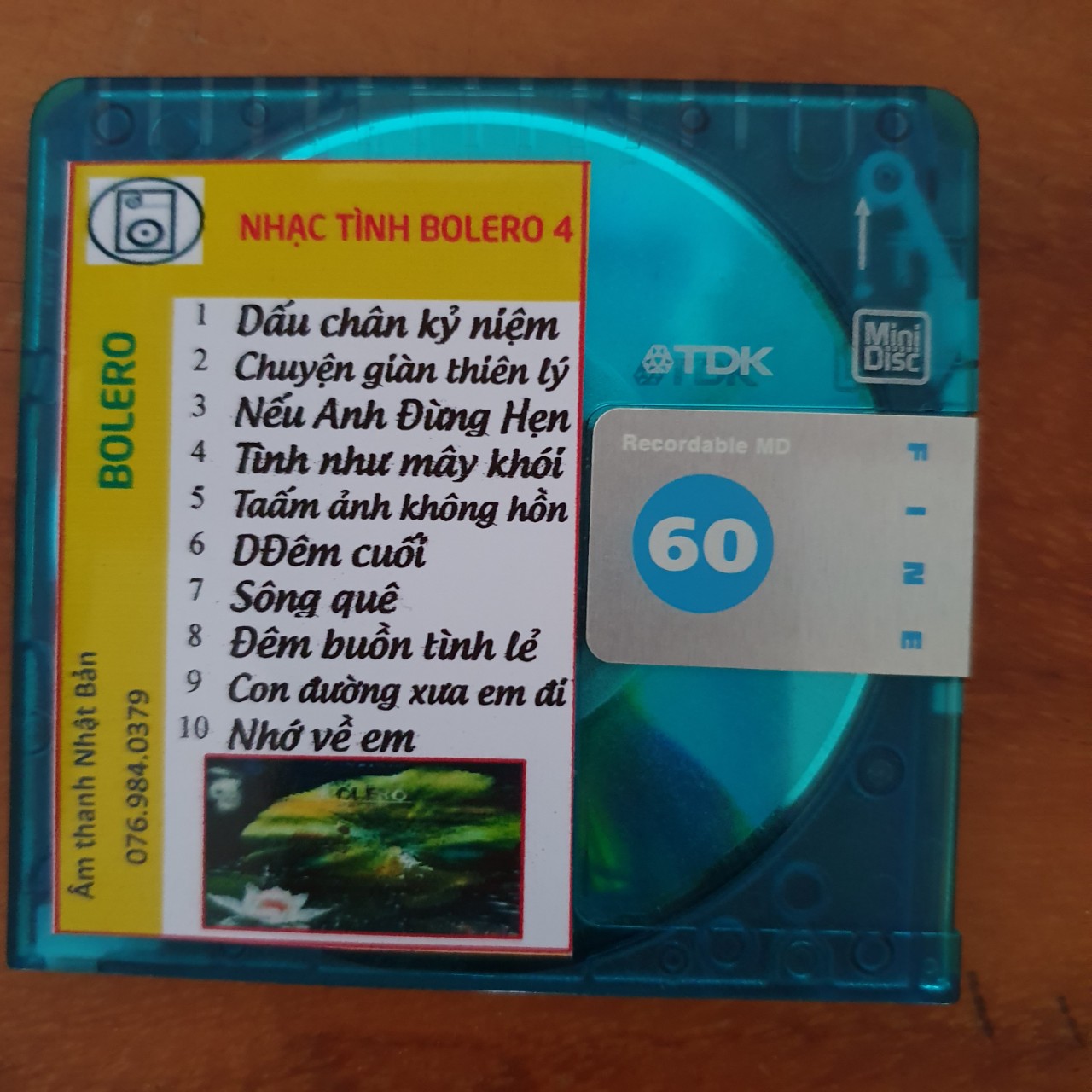 [MDCD] Bộ 6 Đĩa MD Bolero tuyển chọn