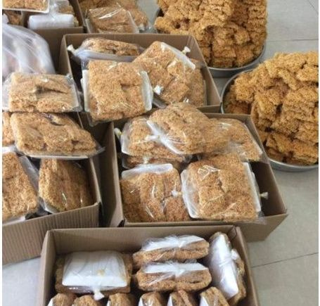 Cơm cháy chà bông (nếp giòn rụm- hút chân không- đáy nồi)