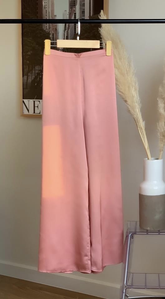 Quần áo dài vải satin lụa đủ màu