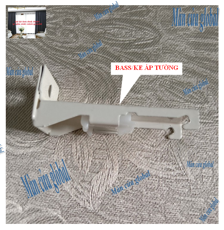 Thanh treo rèm màn cửa 0.5M đến 1.9M (combo thanh ray)