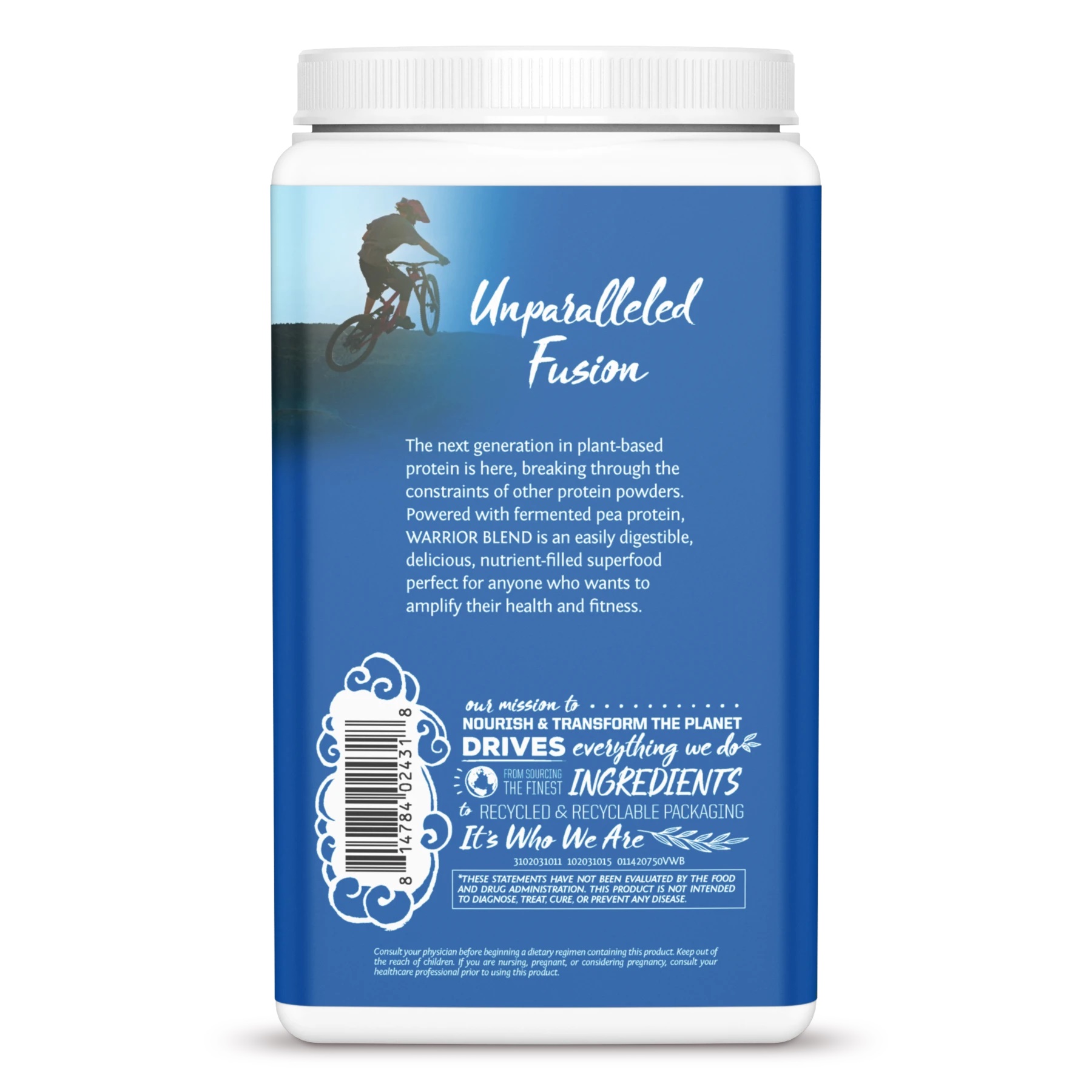 Bột Protein Thực Vật Hữu Cơ High Performance SunWarrior chocolate