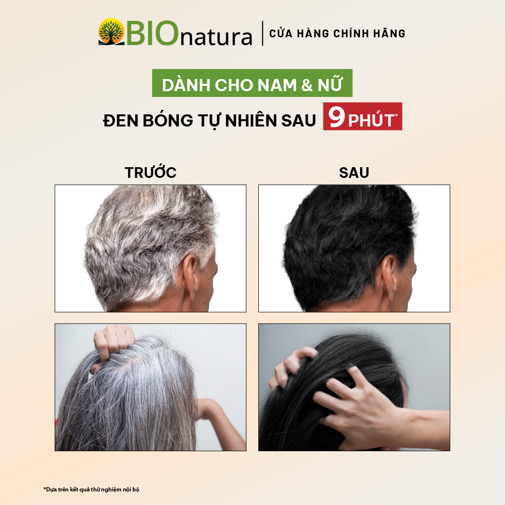 Dầu Gội Phủ Bạc Ôliu BIOnatura - Gội Phủ Đen - 200ml