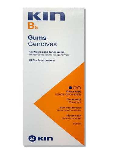 [HCM]NƯỚC SÚC MIỆNG KIN B5 GUMS GENCIVES 500ML