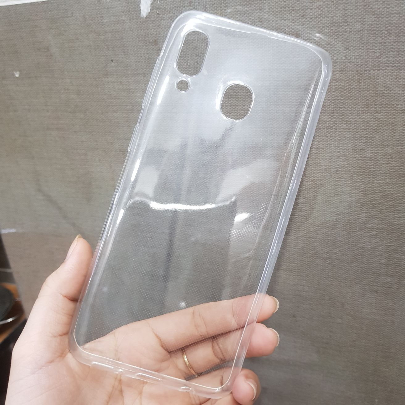Ốp lưng Samsung A30 nhựa dẻo silicon trong suốt