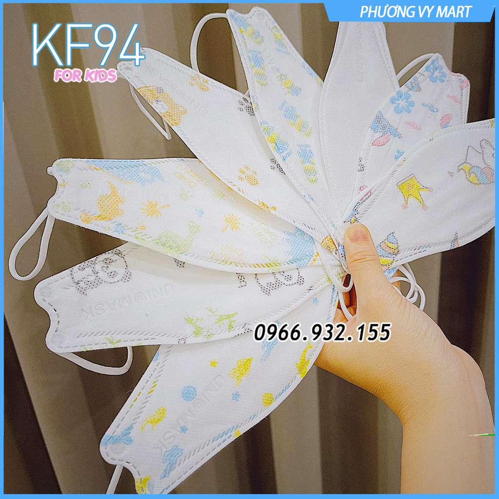 10 chiếc khẩu trang trẻ em 4 lớp KF94 UNI MASK
