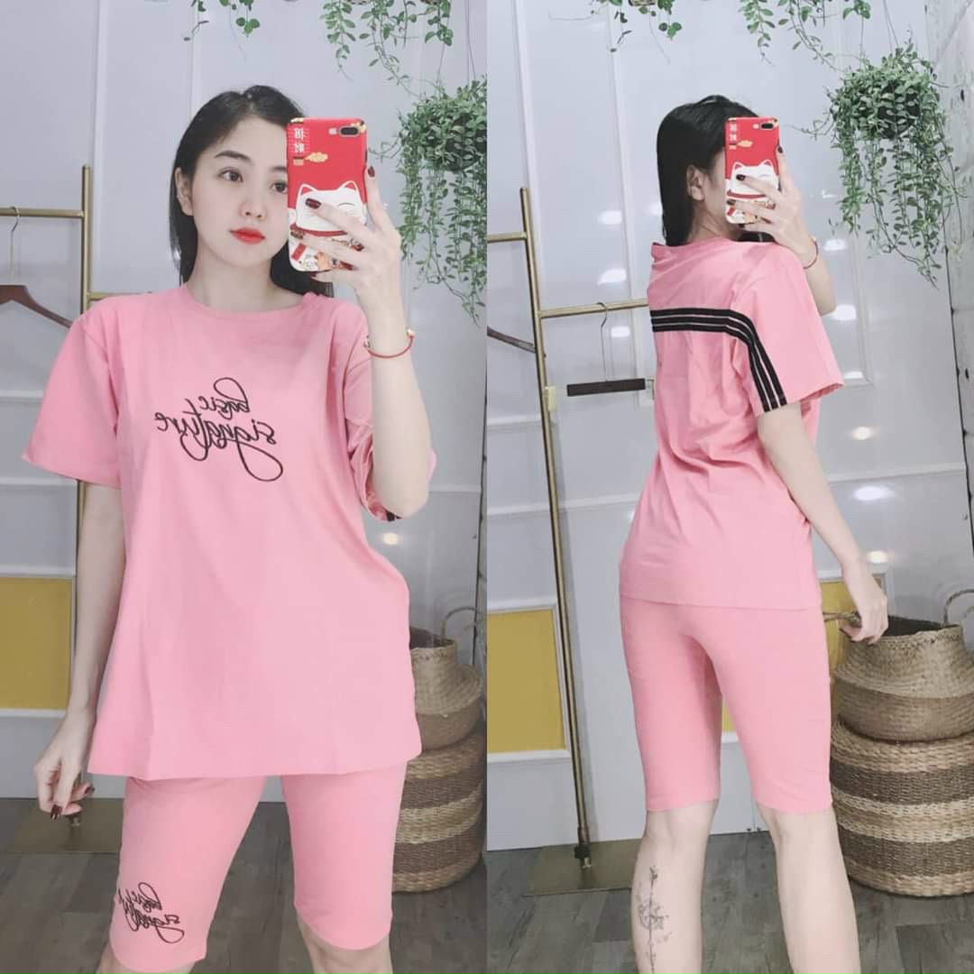 BỘ THUN QUẦN LỬNG MẶC NHÀ SIU XINH DT05