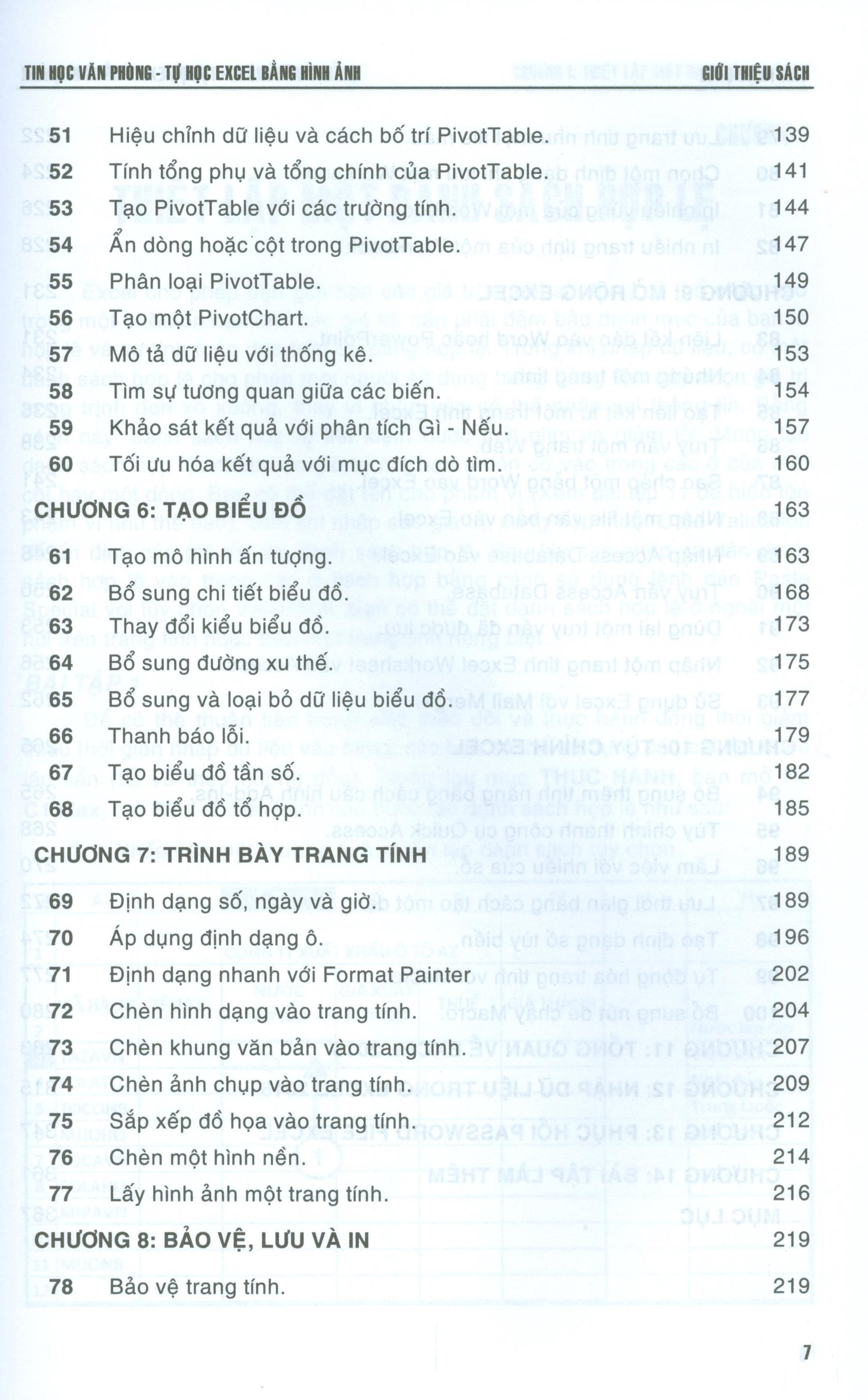 Tin Học Văn Phòng Tự Học Excel Bằng Hình Ảnh (Dùng Cho Các Phiên Bản 2019 - 2016 - 2013)