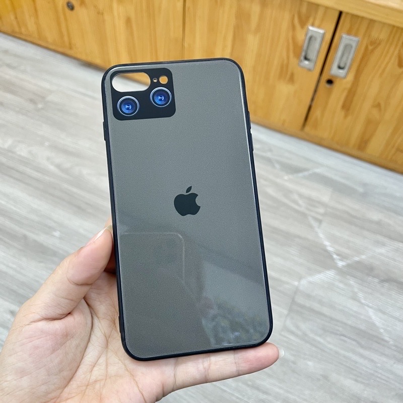 Ốp back for iPhone-facing back leather striae solid sanding handle make hand, the inside lining fleece avoid scratch back Machine