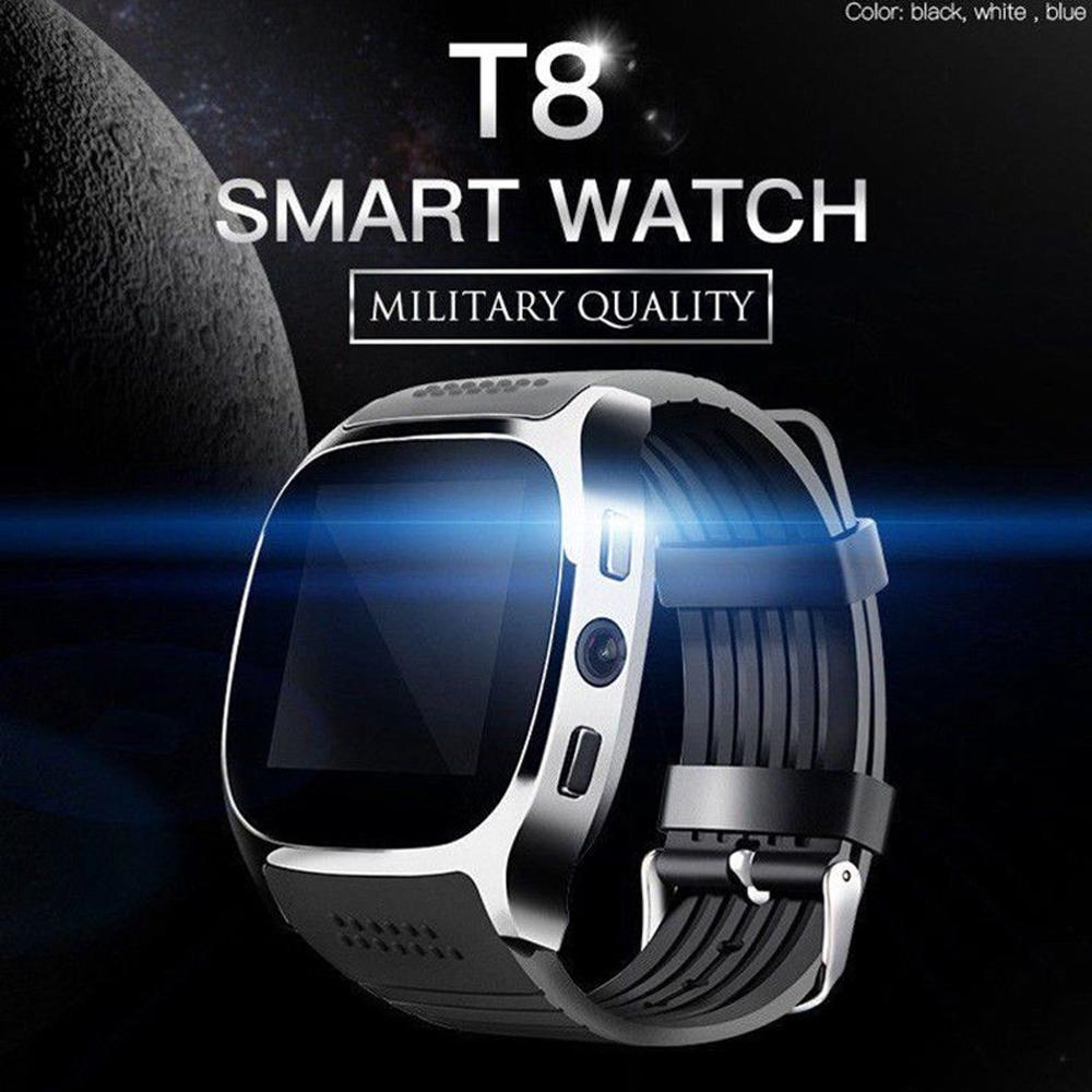 Đồng hồ thông minh T8 hỗ trợ thẻ SIM và camera