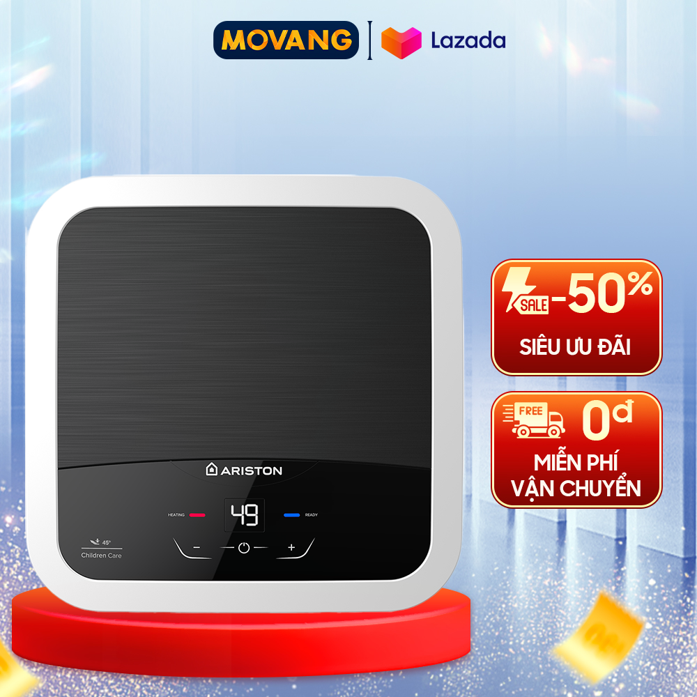 - máy nước nóng gián tiếp 15 lít ariston an2 15 lux-d ag+