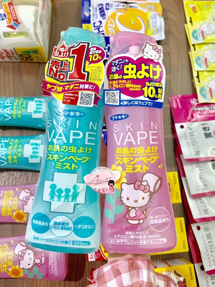 Chai xịt chống muỗi và côn trùng cắn vape nhật
